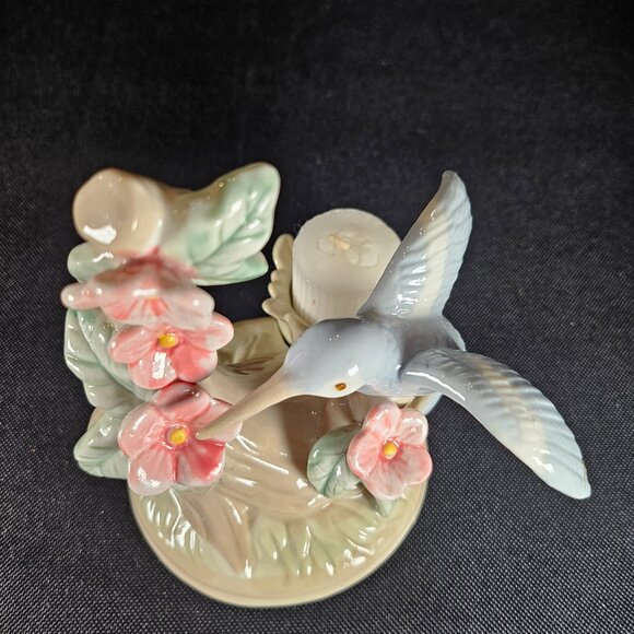 Beautiful Hummingbird Figurine And Votive Candle Holder. Anco/House of Lloyd - Picture 2 of 10